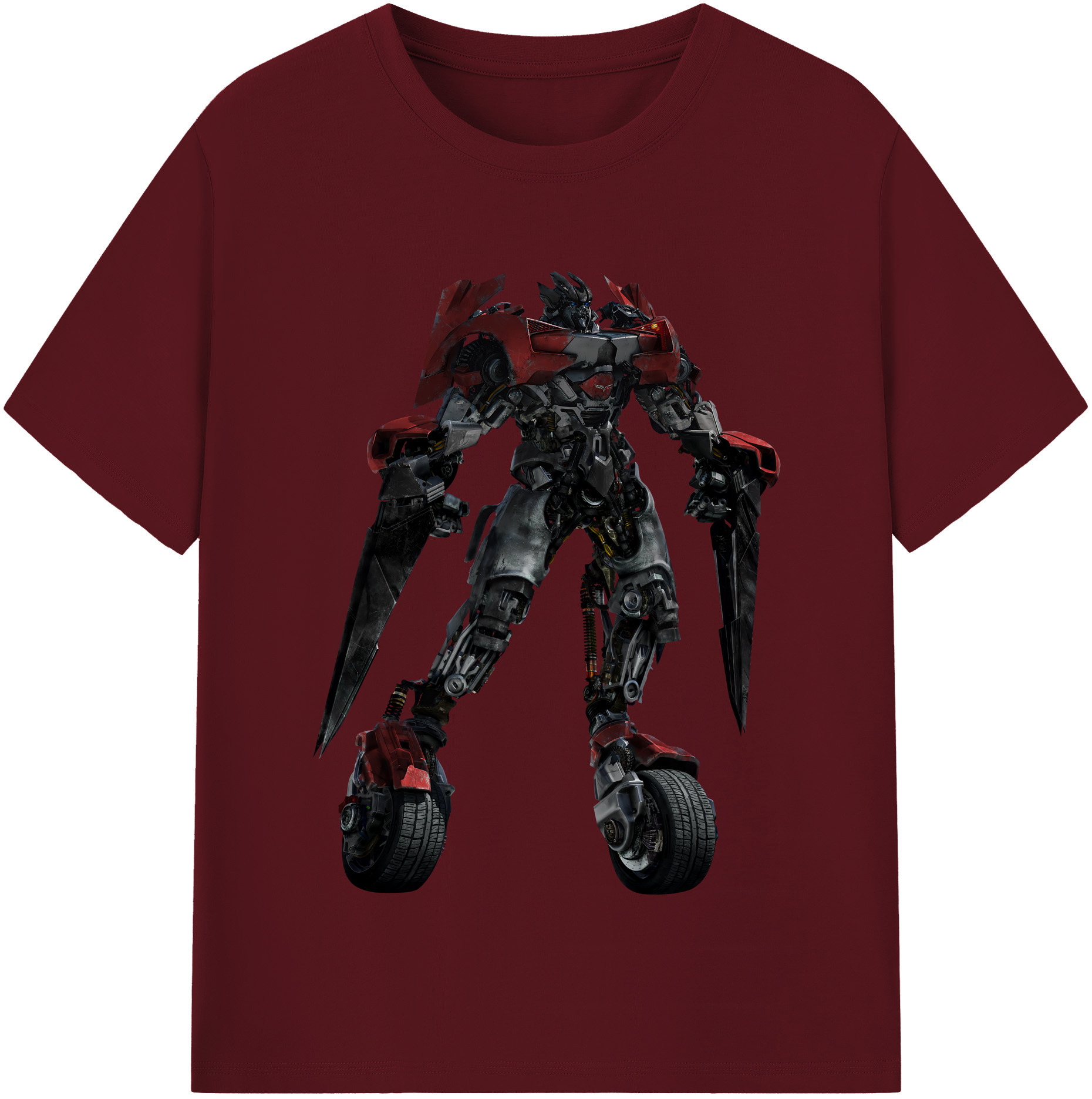 （画像用） Transformers トランスフォーマー 綿100％半袖Tシャツ（フロントプリント）
